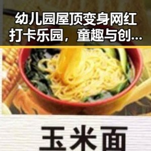 幼儿园屋顶变身网红打卡乐园，童趣与创意完美结合！🎉