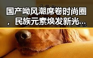 国产呦风潮席卷时尚圈,民族元素焕发新光彩!