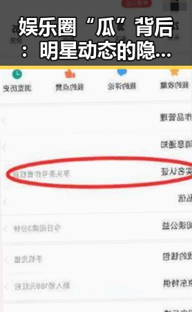 娱乐圈“瓜”背后:明星动态的隐秘线索与影响分析